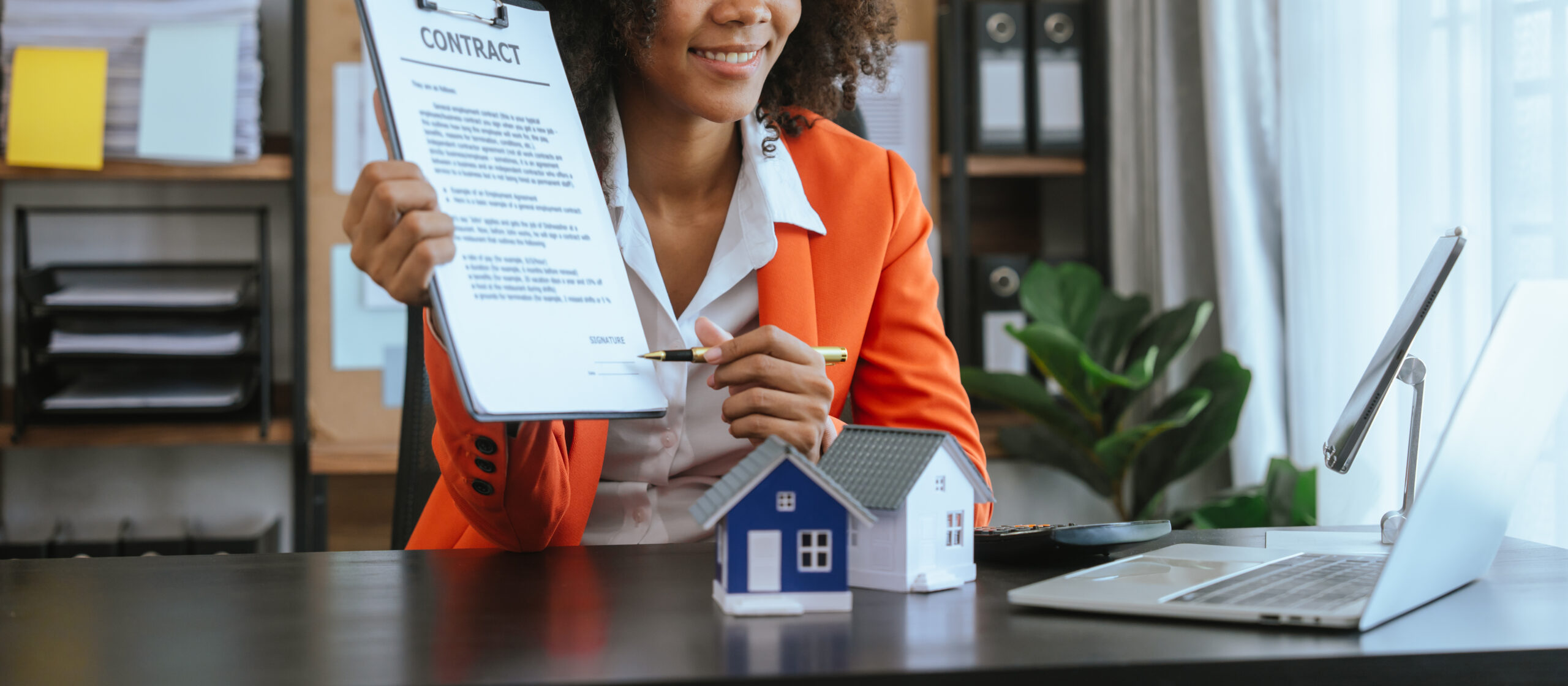Working smart, African american business woman working audit bal